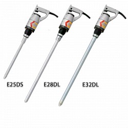 Handy held hard shaft vibrator E25DS/ E28DL /E32DL